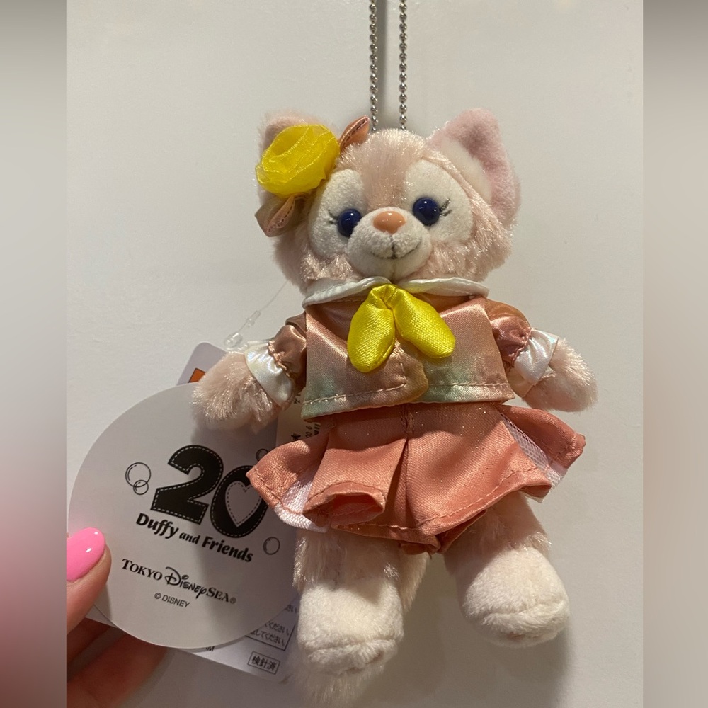 Disney LinaBell Duffy and Friends Plush Bag Charm Keychain Tokyo Disney Sea NWT